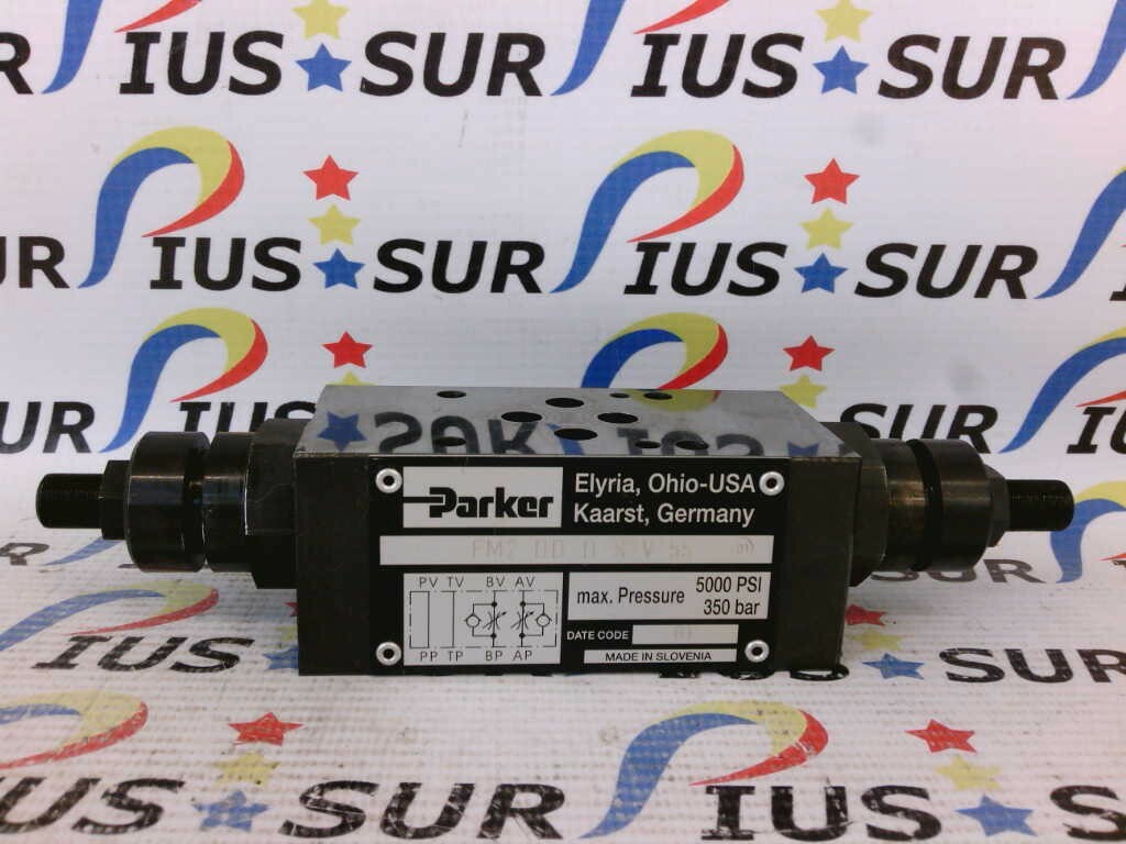 USSP PARKER FM2 DD D S V 55 Throttle Check Valve Manapak FM2DDDSV 5000PSI 350Bar