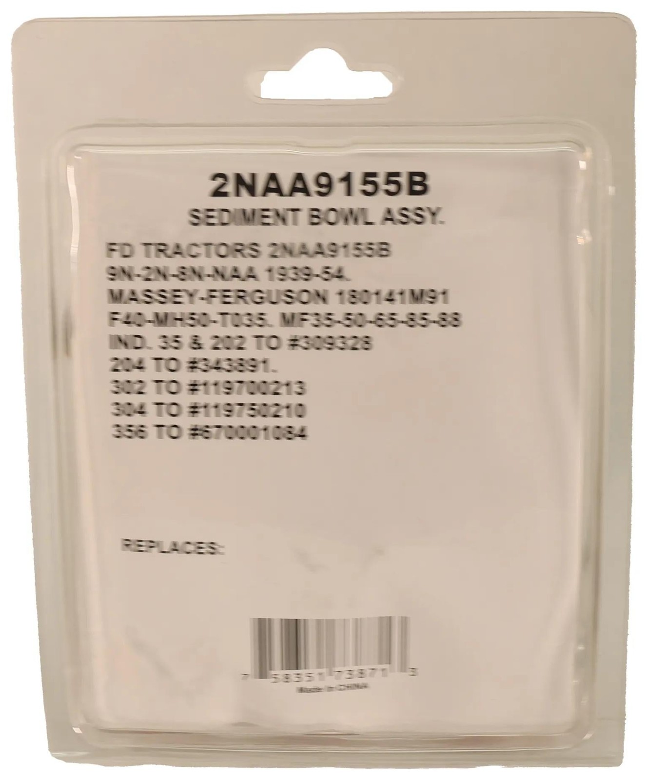 TISCO Sediment Bowl Assembly for Ford – 2NAA9155B