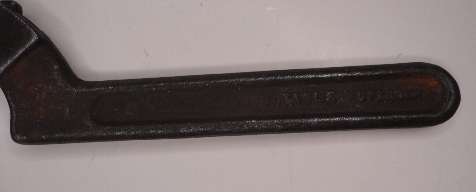 J.H. Williams USA Adjustable Hook Spanner 471 Wrench 3/4″ – 2″ P11B