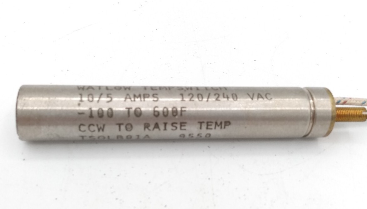 WATLOW TEMPSWITCH TSOLBO1A 10/5 AMPS 120/240VAC -100F TO 600F NEW (OTHER) +
