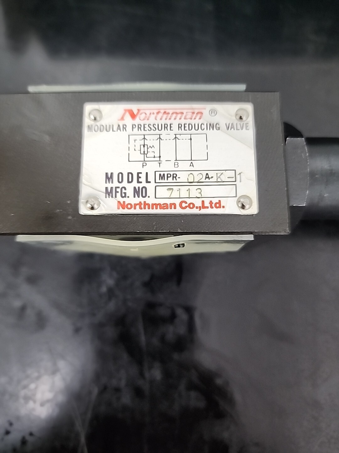 Northman, MPR-02A-K-20-N, Modular Relief Valve