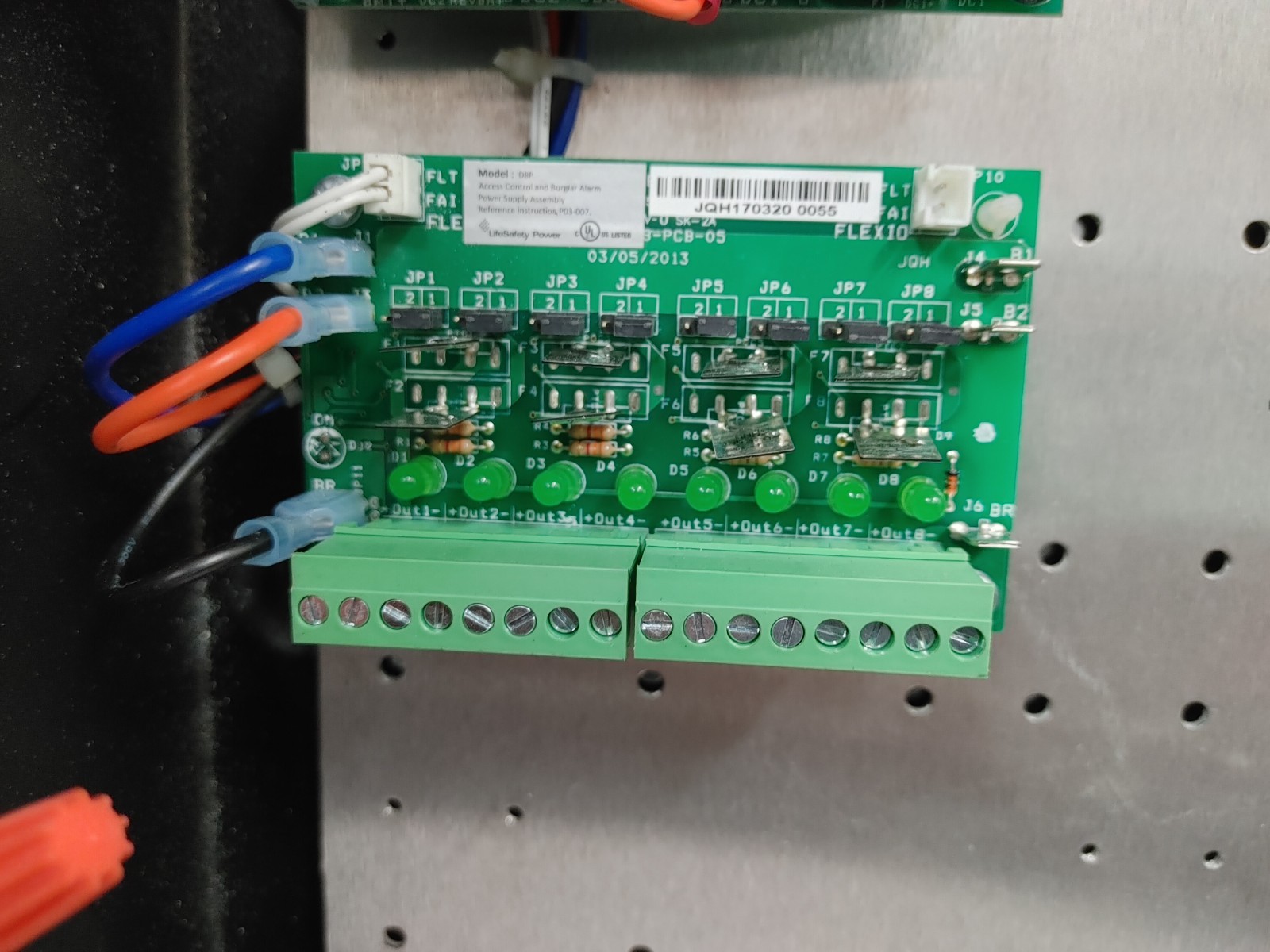 LIFESAFETY POWER FP075-D8PE2M Multi Output Power Supply Charger Enclosure