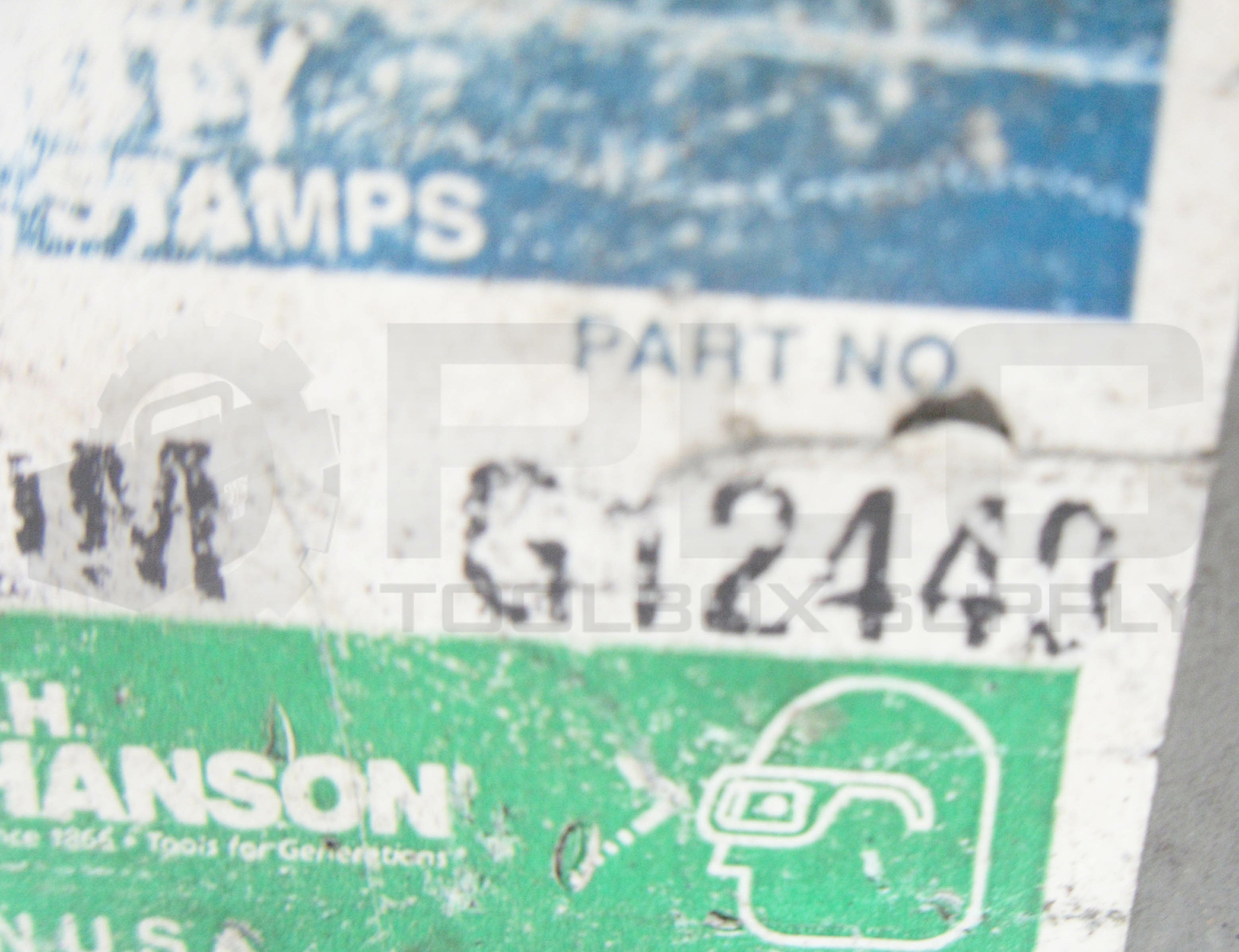 HANSON G12440 36 PIECE STEEL STAMP SET