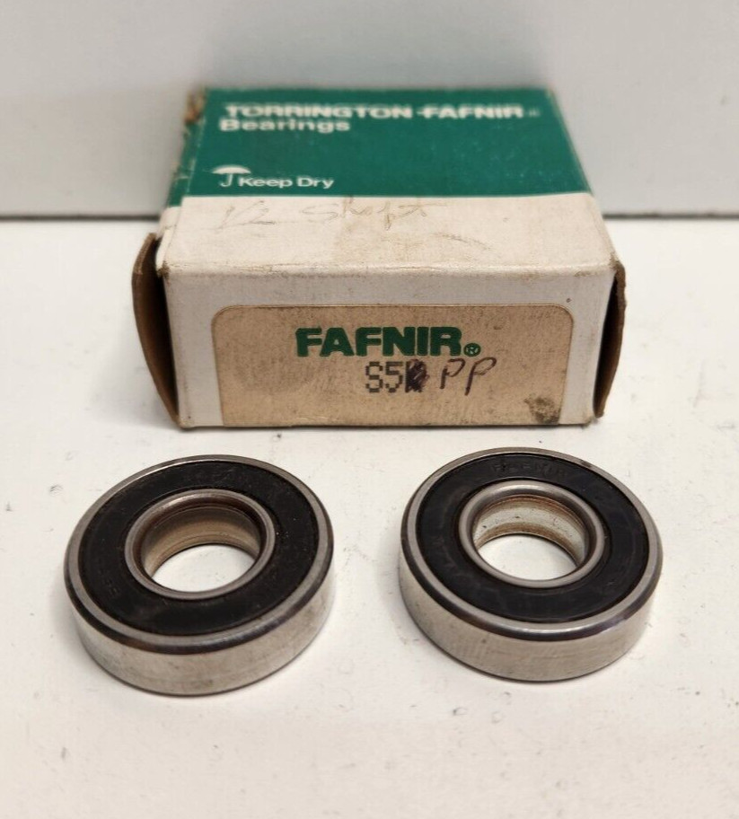 LOT OF 2 NEW OLD STOCK! FAFNIR 1/2″ BORE X 1.125″ OD BEARINGS S5PP