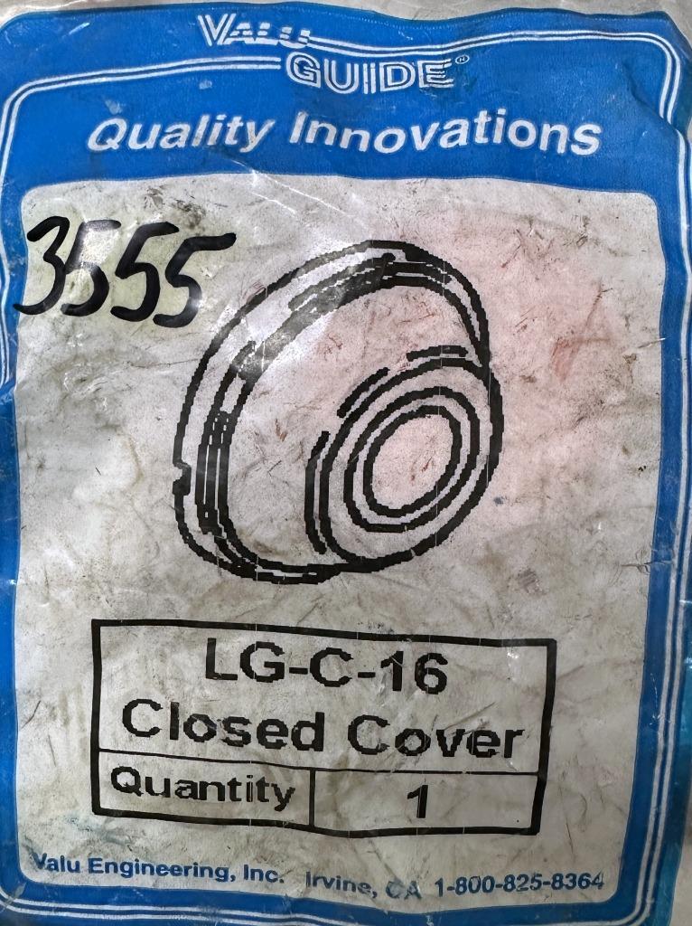 Valu Guide LG-C-16 Closed Cover & O Ring Set