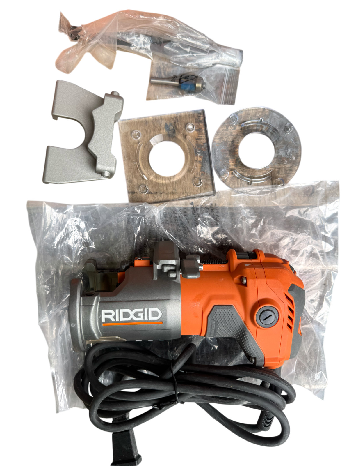 Ridgid R24012 1.5 HP 1/4 In. Corded Compact Fixed Base Router- Open Box