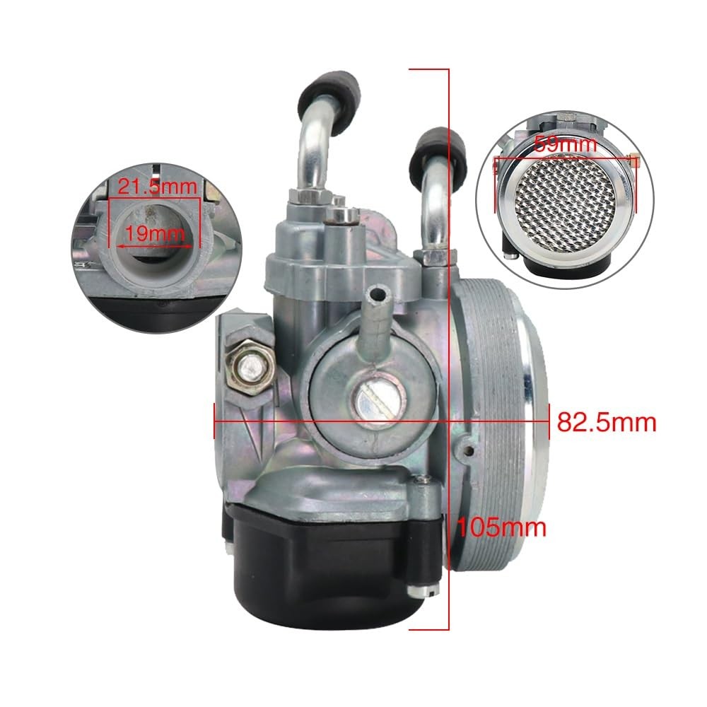 Dellorto SHA 15.15C R2045 Choke Carburetor for MBK 51 Pt 103 Carburetor
