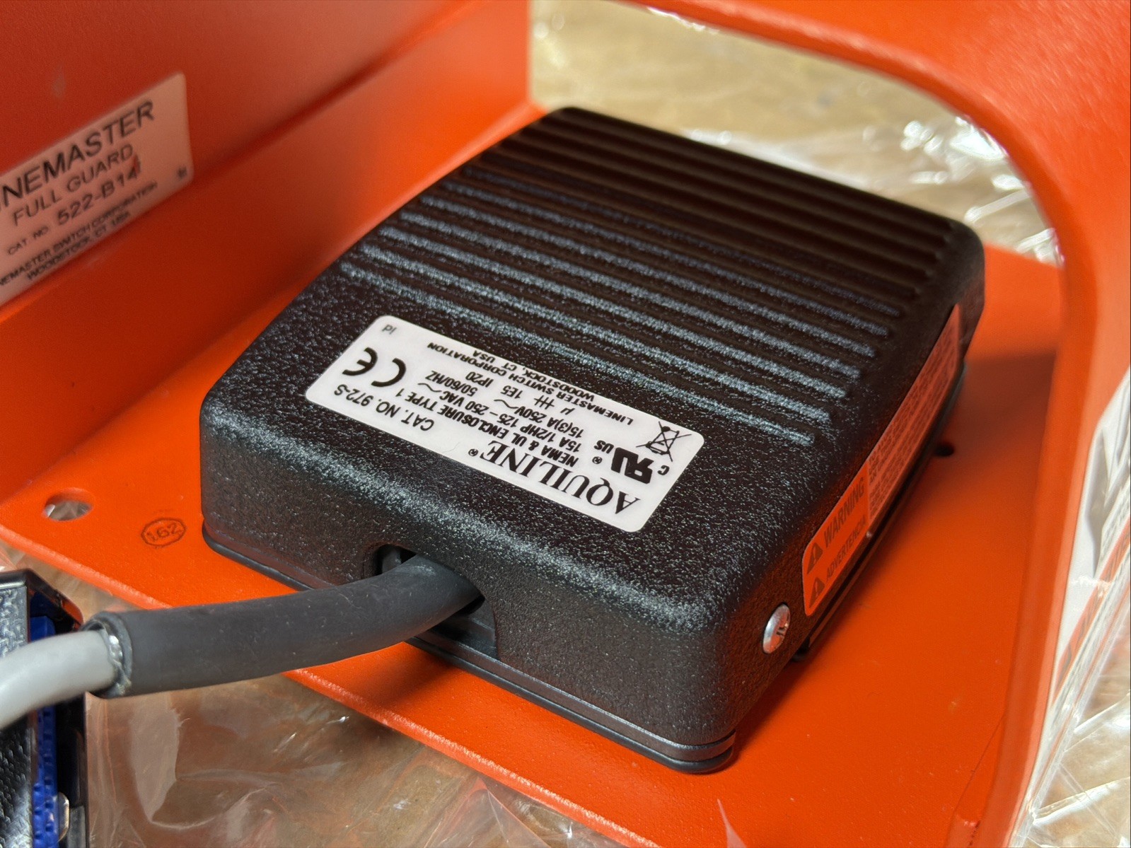 AMADA LINEMASTER 4-37139-01 Aquiline 972-S Foot Pedal Switch FAST SHIPPING