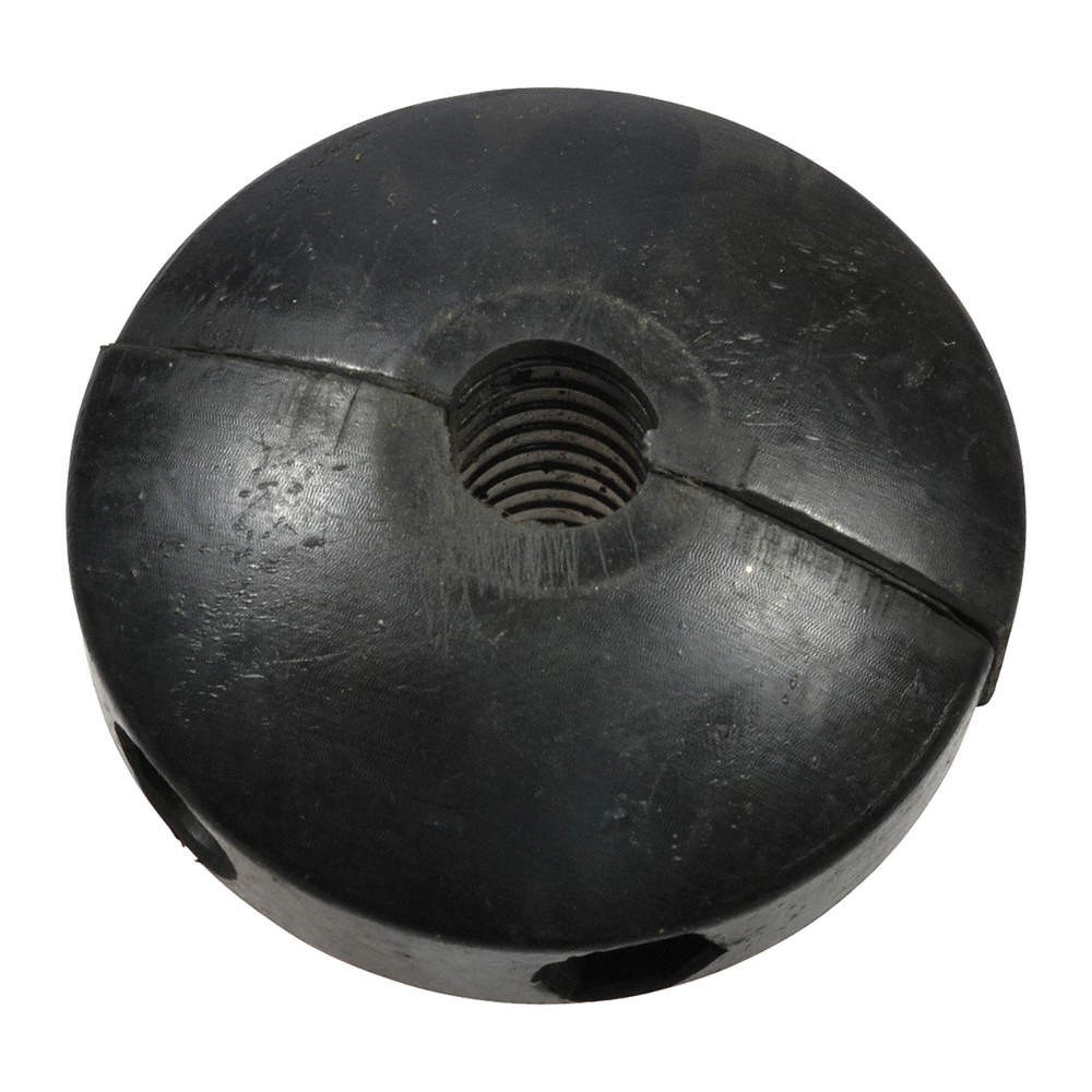 SPEEDAIRE 6WA74-1 Bumper Stop,1/2 in,Rubber 45T424
