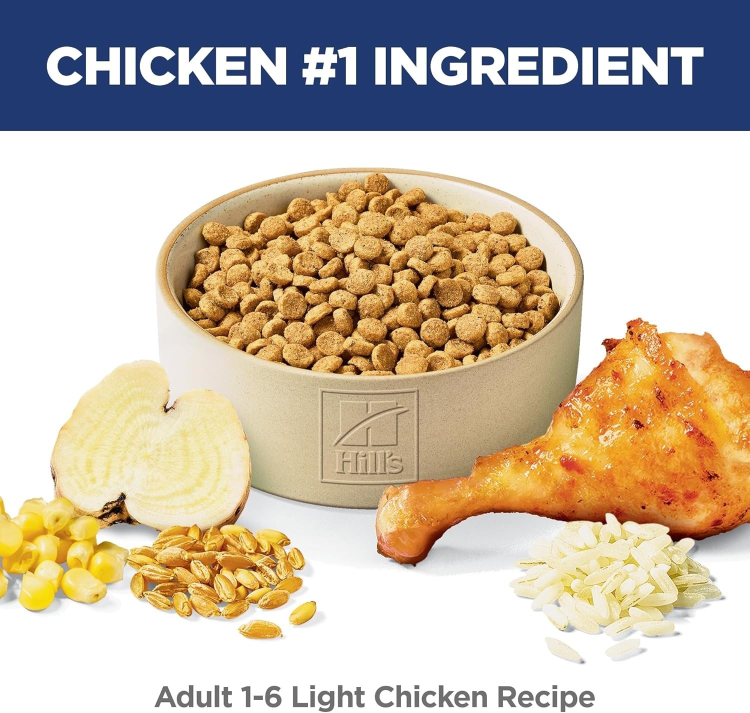 Hill’s Science Diet Adult 1-6 Light Dry Cat Food, Chicken, 16 lb. Bag