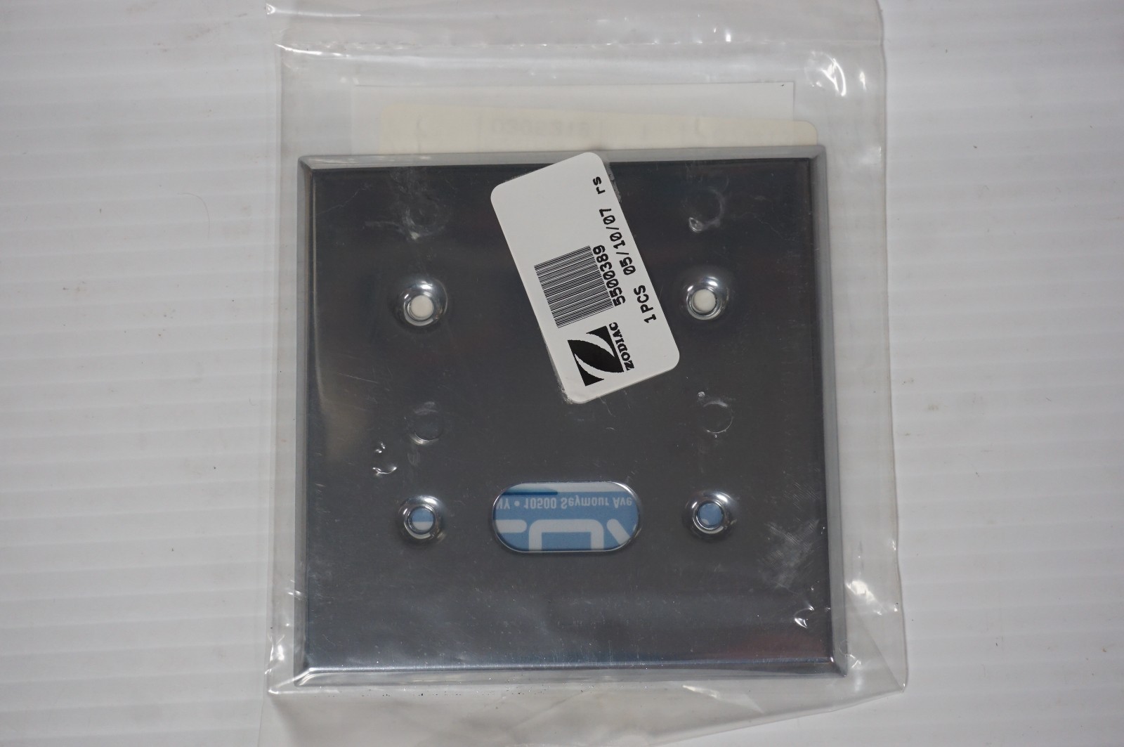 Sloan Optima EL201 Closet Sensor Cover Plate w/ Screws Chrome Finish – 0305219