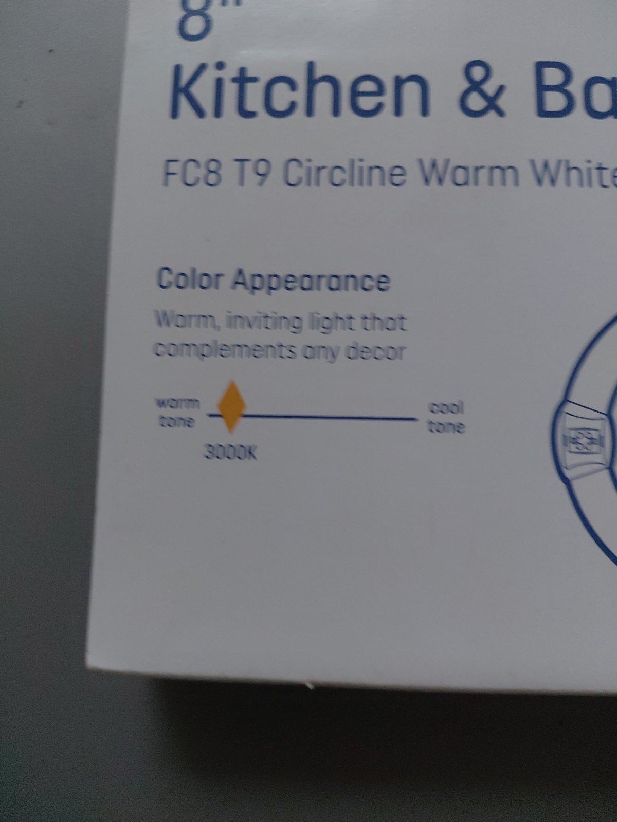 GE Lighting FC8T9/KB Circline Fluorescent Lamp 8″ 22W 3000K Warm Natural Light