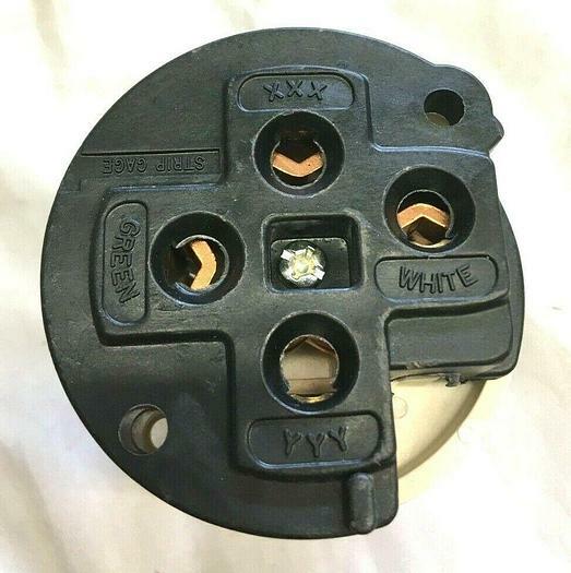 Hubbell Wiring Device Straight 9451C Angle 9452C Nema 14-50P 50A 125/250V 3P 4W