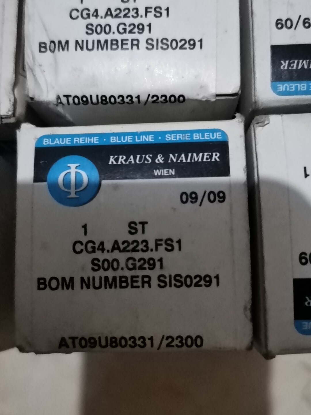 1PCS KRAUS&NAIMER CG4.A223.FS1 AT09U80331/2300 NEW