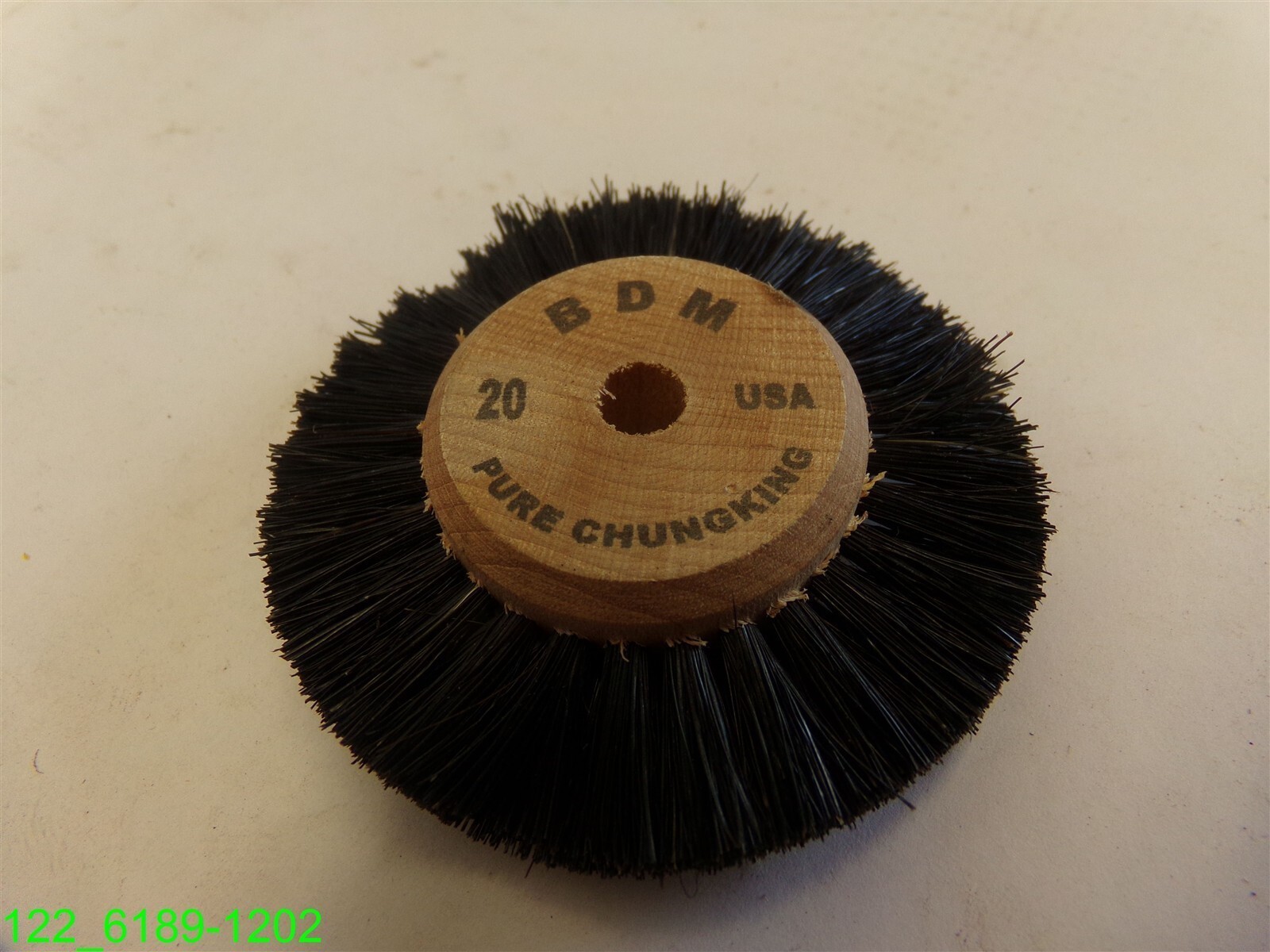 QTY=12: BDM 20 Pure Chungking Bristle Brushes 1/4″ ARBOR , 2-1/2″ OD