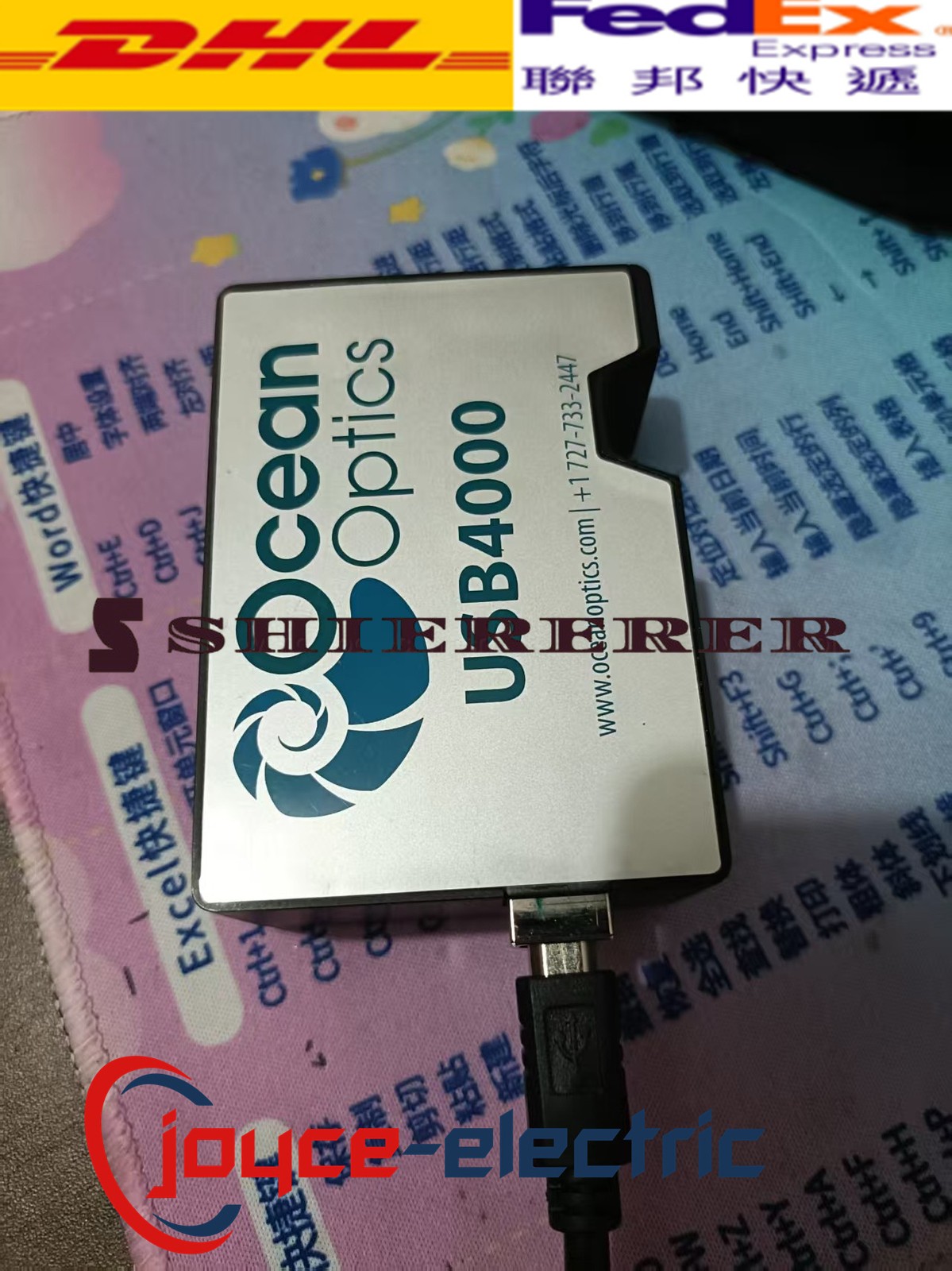 1PC Ocean Optics USB4000 Spectrometer uv range 345-1046nm with warranty