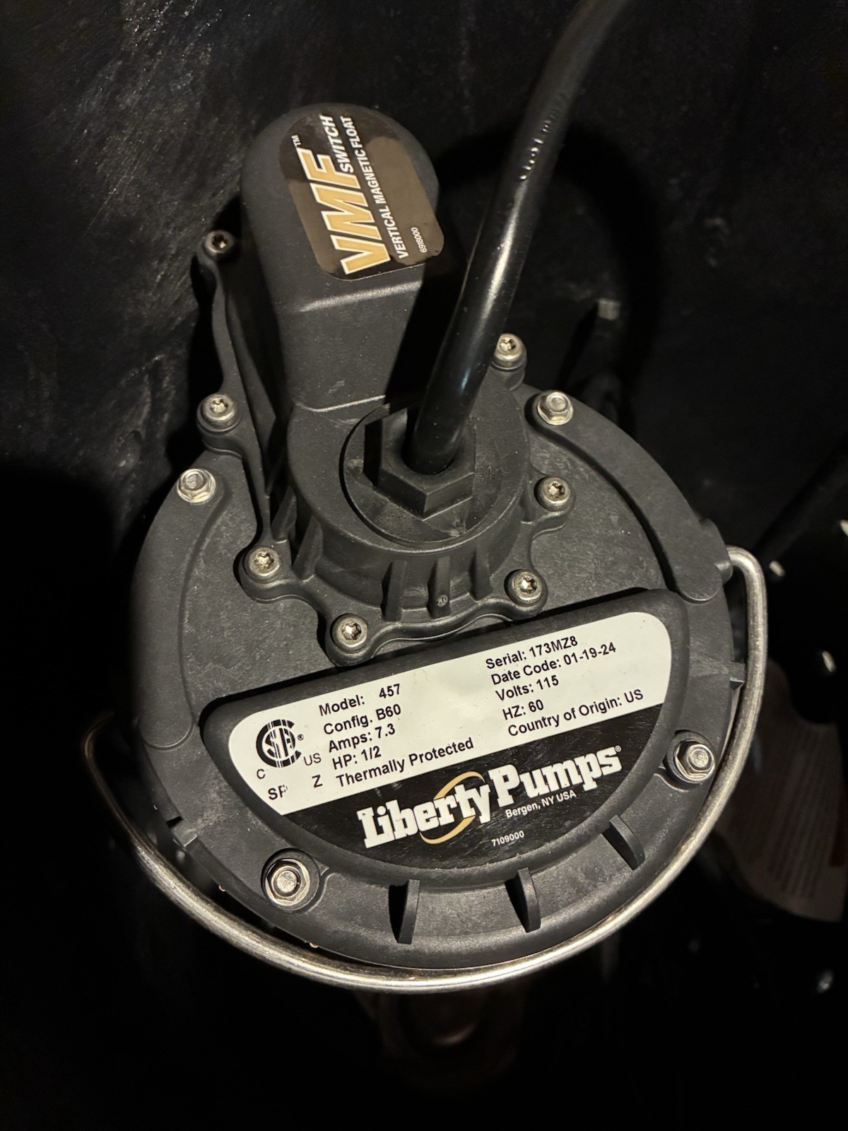 Liberty Pumps Crawl Space Sump Pump Kit System With Model 457 Pump