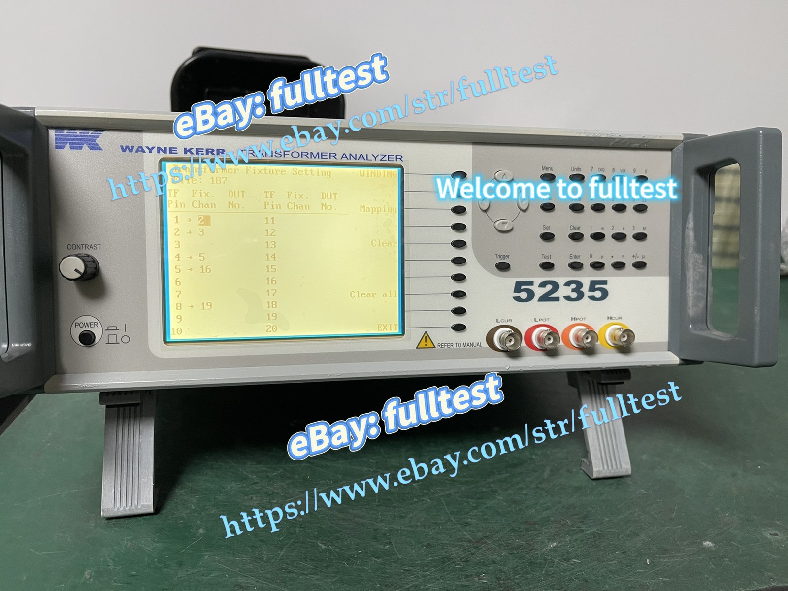 WK WAYNE KERR WK5235 TRANSFORMER ANALYZER by express-fulltest