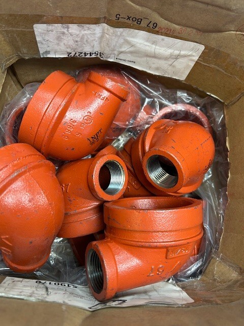 3″ x 1″ End of Run Elbow FireLock 67 Victaulic FireLock 67 FC38067P00