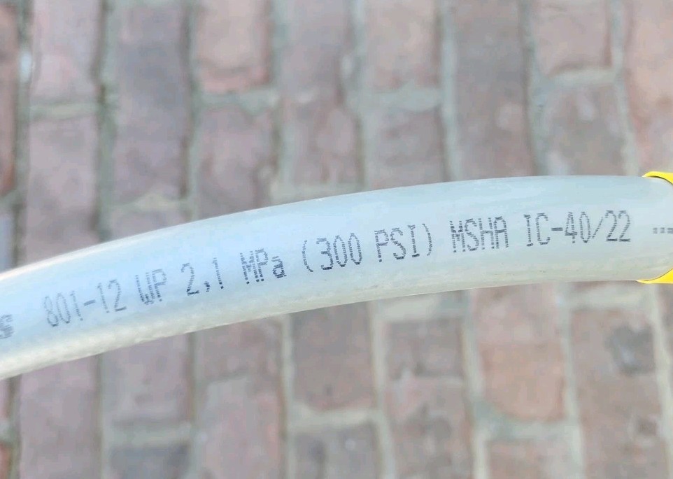 PARKER PUSH-LOK Plus 3/4″ 801-12-WP 2, 1 MP Welding / Gas HOSE 48″ W/ FIT 300PSI