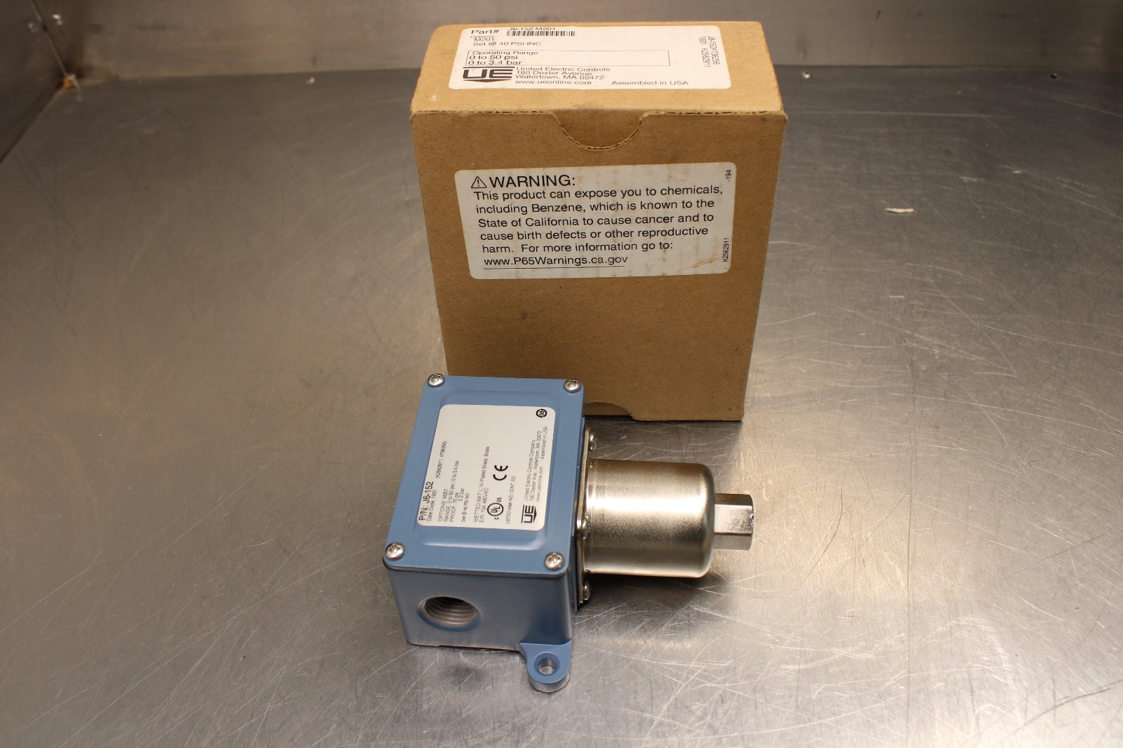 United Electric J6-152 M201 Pressure Switch