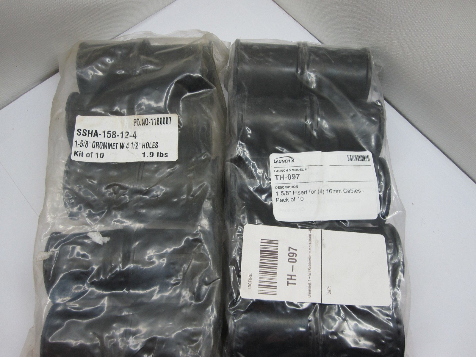 SSHA-158-12-4 Grommet for 1-5/8″ Hangers 4 x 1/2″ Holes 10/Pkg