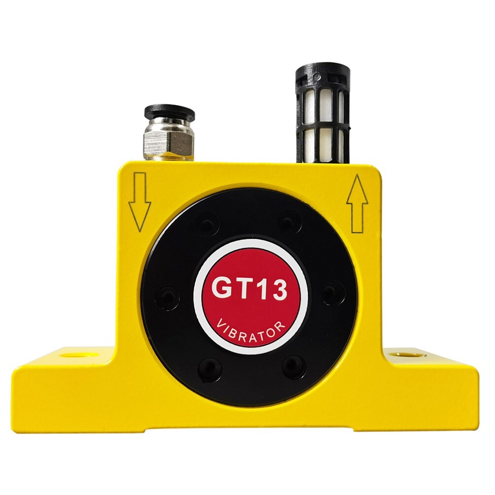 GT13 0.4in 1400N-3730N Pneumatic Air Turbo Vibrator 0.2MPa-0.6MPa Aluminum Alloy