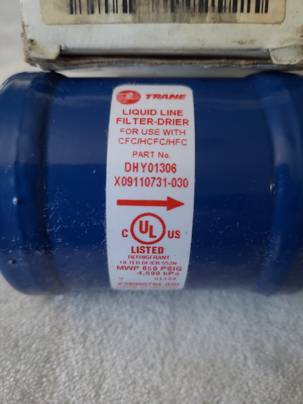 Service First, Trane DHY01306 Liquid Line Filter Drier 3/8″ ODF Solder (Emerson)