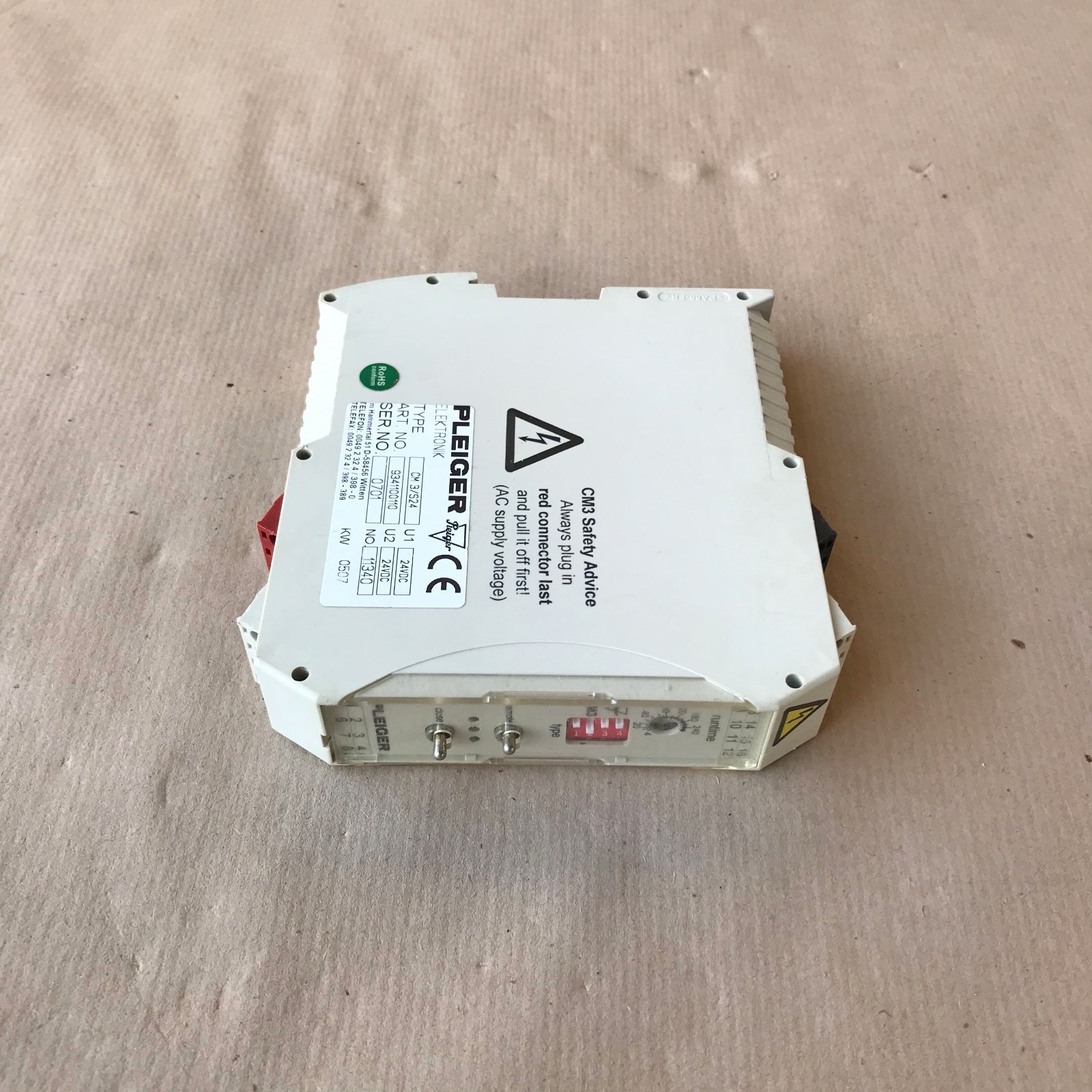 PLEIGER CM3 S24 CONTROL MODULE 9341100110