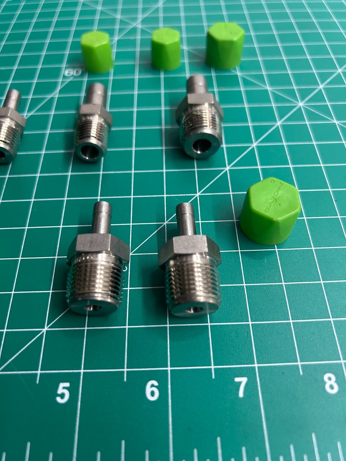 5-pack lot SWAGELOK 5/8″ MALE NPT x 1/4″ TUBE OD STUD FITTING Stainless Steel