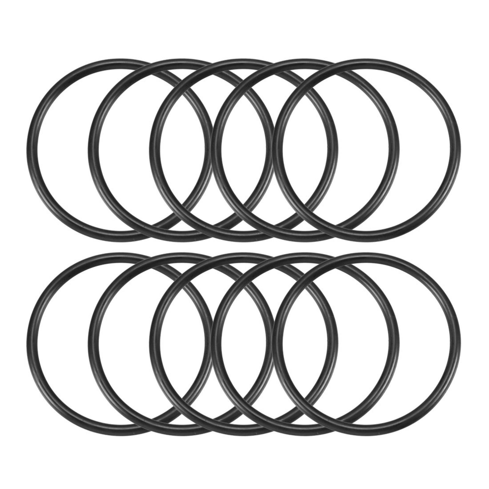 10pc 68mmx60mmx4mm Industrial Black Rubber O Ring Oil Seal Gaskets