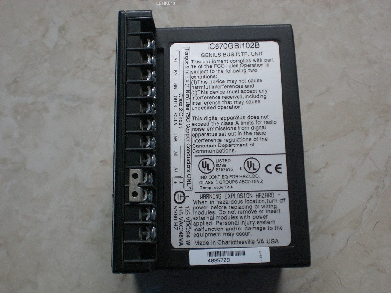 **USED GE FANUC PLC IC670GBI102 IC670GBI102B 90days warranty via DHL or EMS