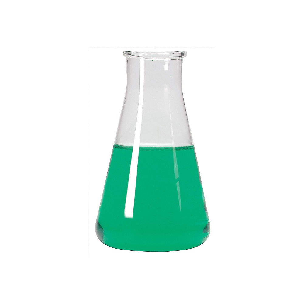 KIMBLE 26650-250 Erlenmeyer Flask,250 mL,130 mm H,PK48 38VK14