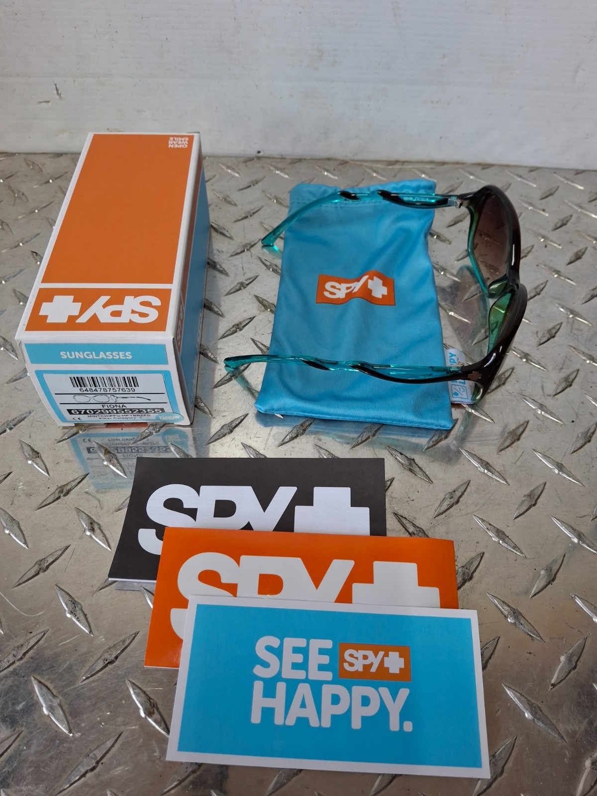 Spy Optic Sunglasses FIONA Mint Chipfd 670299552355 Happy Bronze Lens