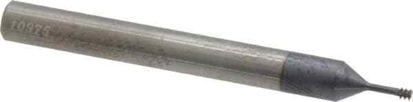 Carmex #4-40 Internal 3-Flute Solid Carbide Helical Flute Thread Mill TiAlN F…
