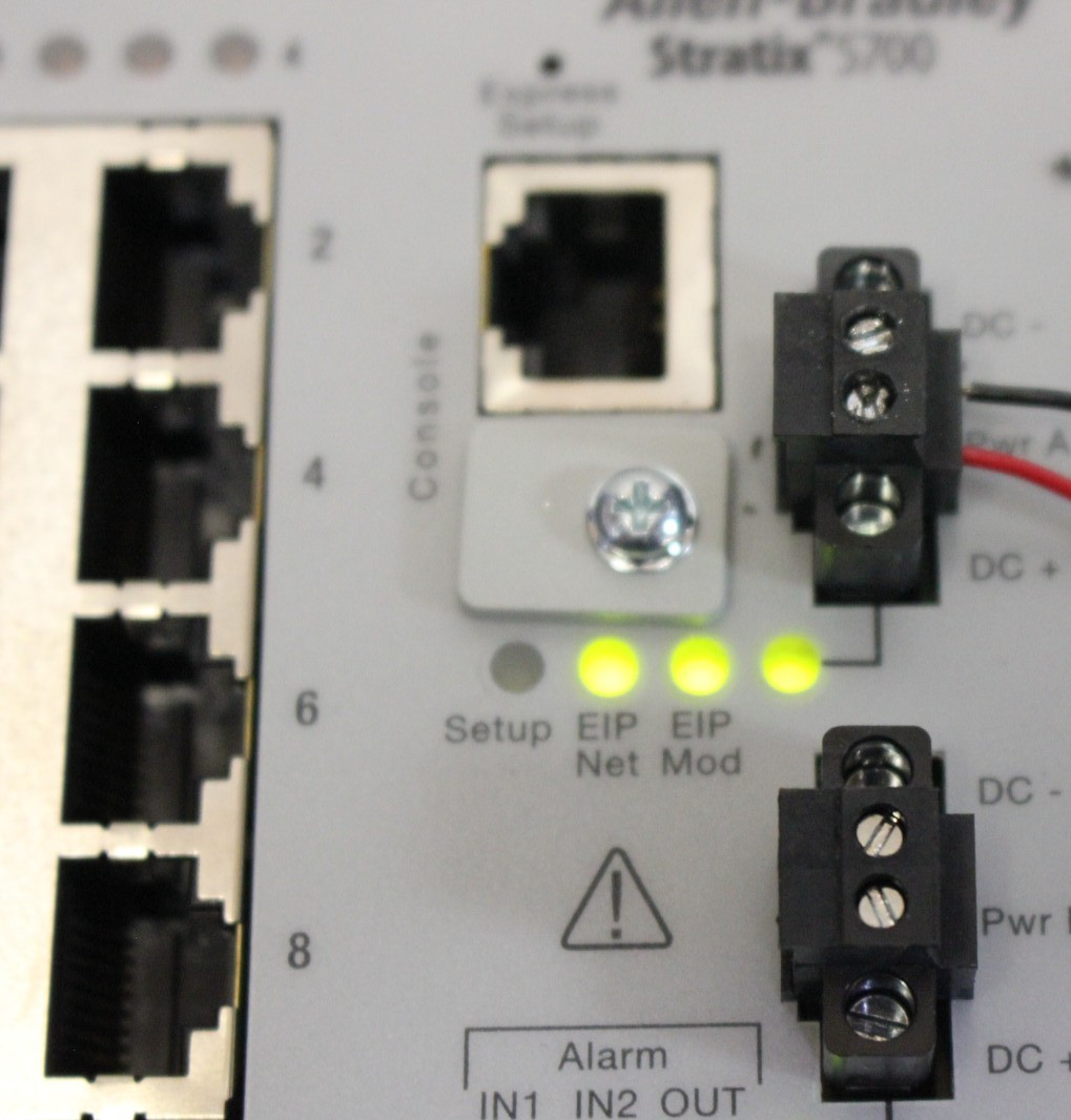 ALLEN BRADLEY STRATIX 5700 ETHERNET MANAGED SWITCH 1783-BMS10CGP SER. A