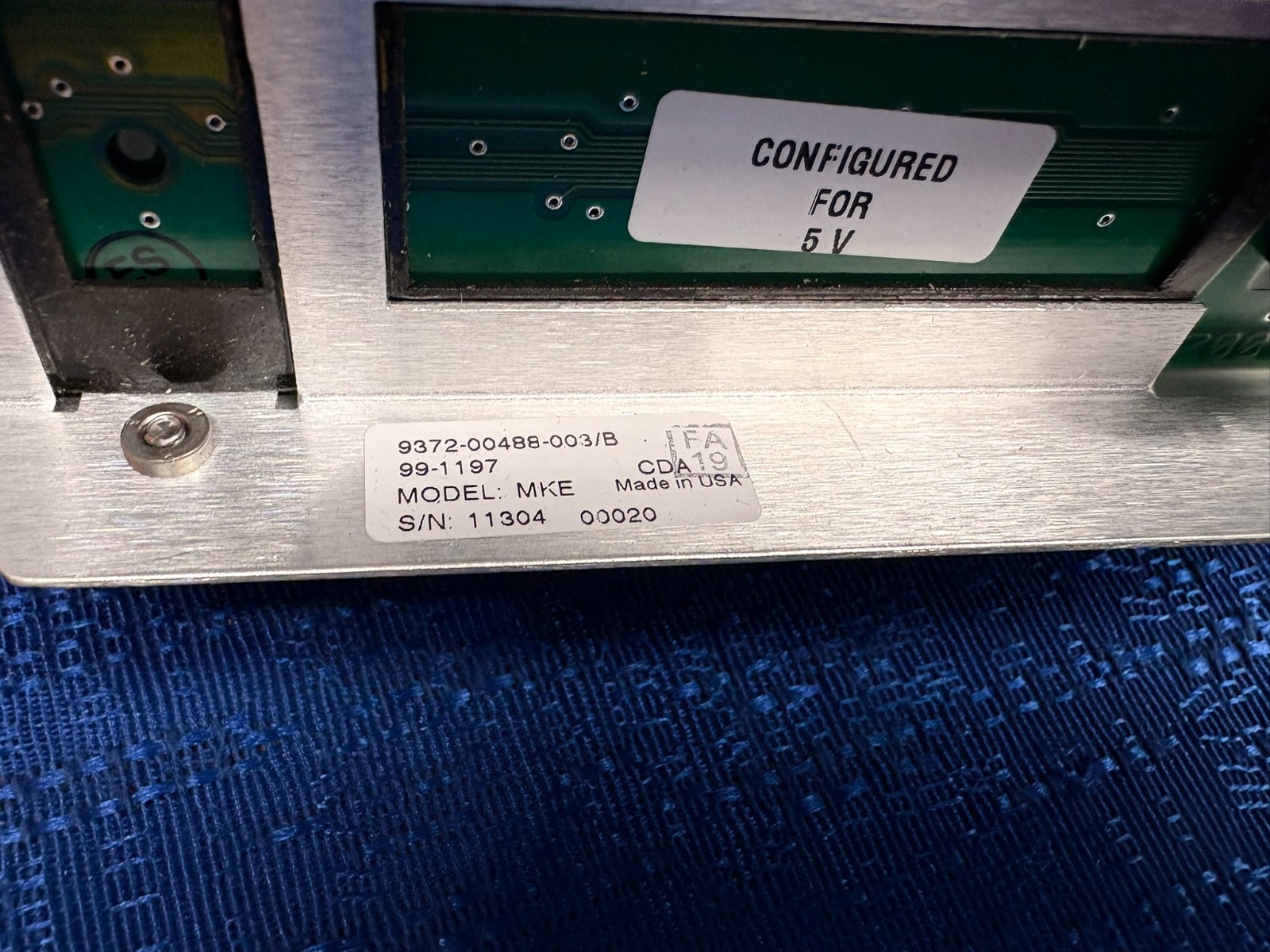 Harris Corp Broadcasting Cough On Off Panel Module MKE 99-1197 New Replacement