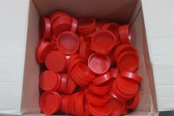 Caplugs T-53 051601HB 500 Pk 3.34 In Overall Diameter Red Tapered Cap/Plug