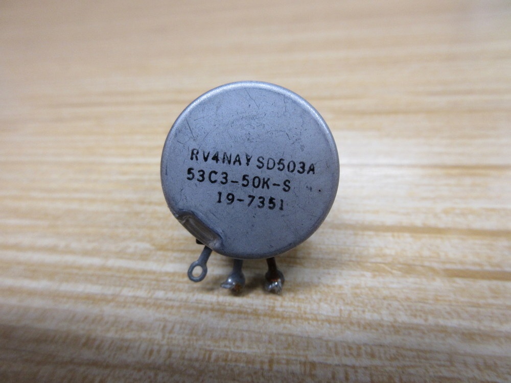 Clarostat RV4NAYSD503A Potentiometer 53C3-50K-S W/ Dial