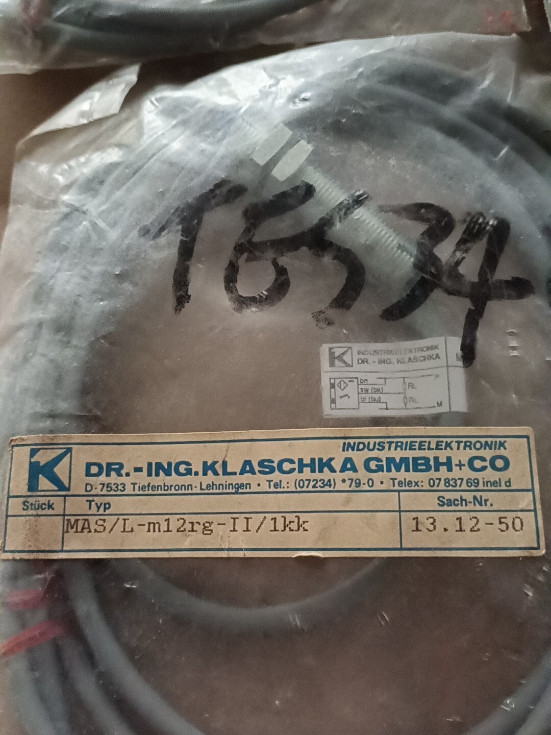 1PCS KLASCHKA MAS/L-m12rg-II/1KK NEW