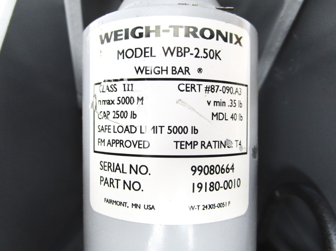 WEIGH-TRONIX WBP-2.50K NSNP