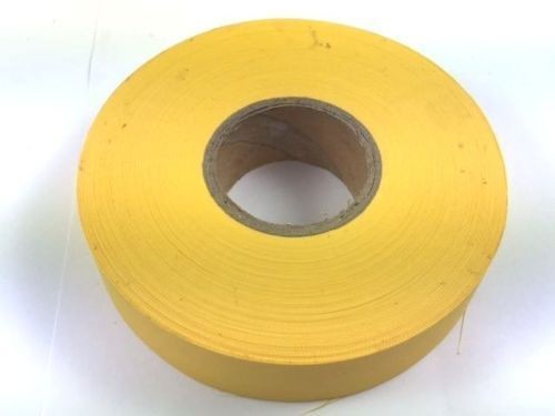 Prosafe Flagging Tape Golden Yellow 25mm x 100m PVC Surveying Marking x4