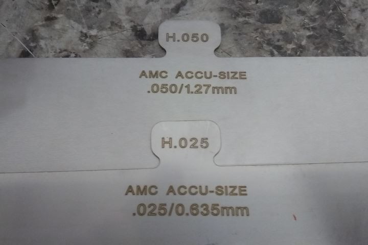 American Metals Co. H300 304 SS Size H Starter Precut Slotted Shim Kit