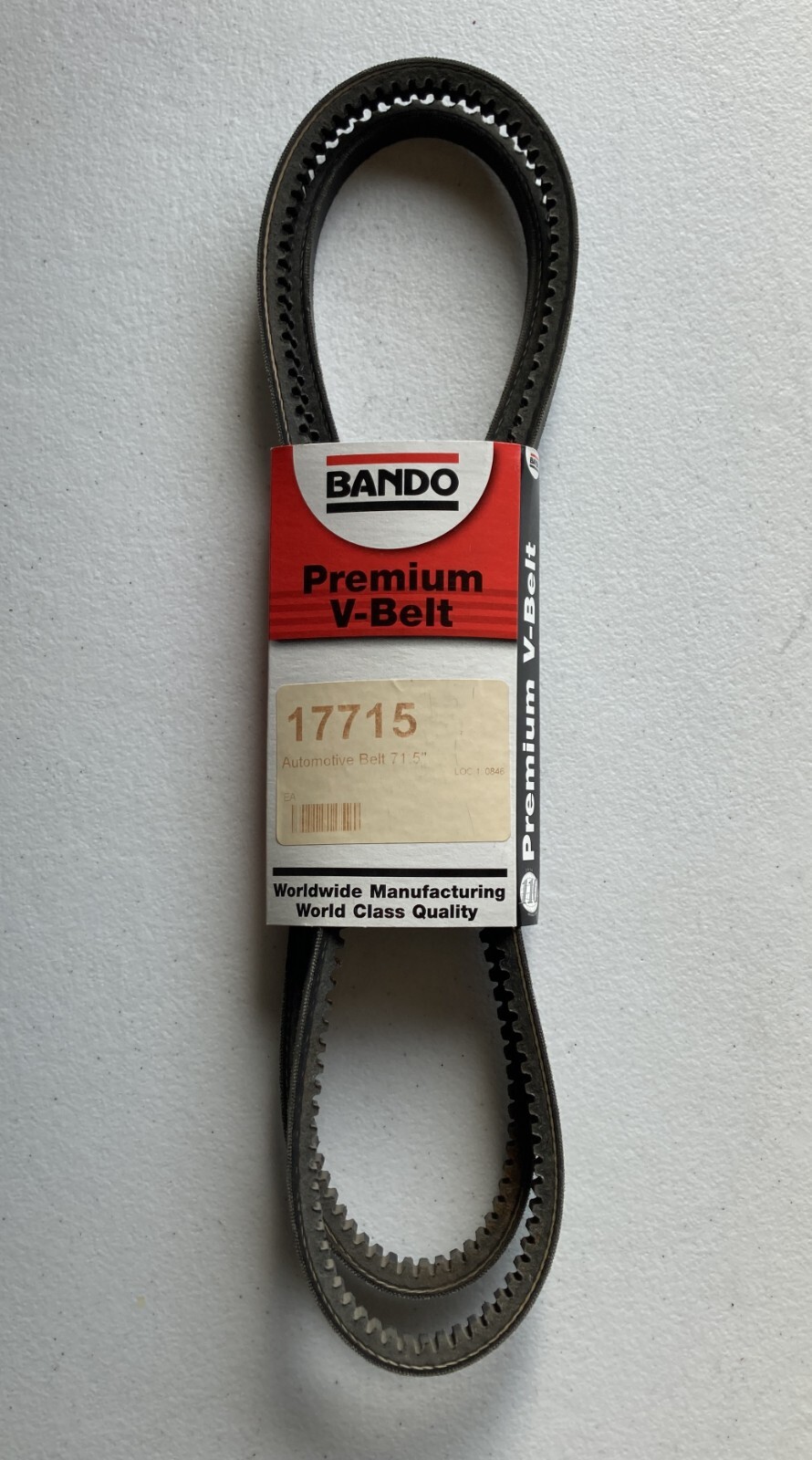 Bando Automotive Cogged V Belt 17715 71.5″ New Old Stock