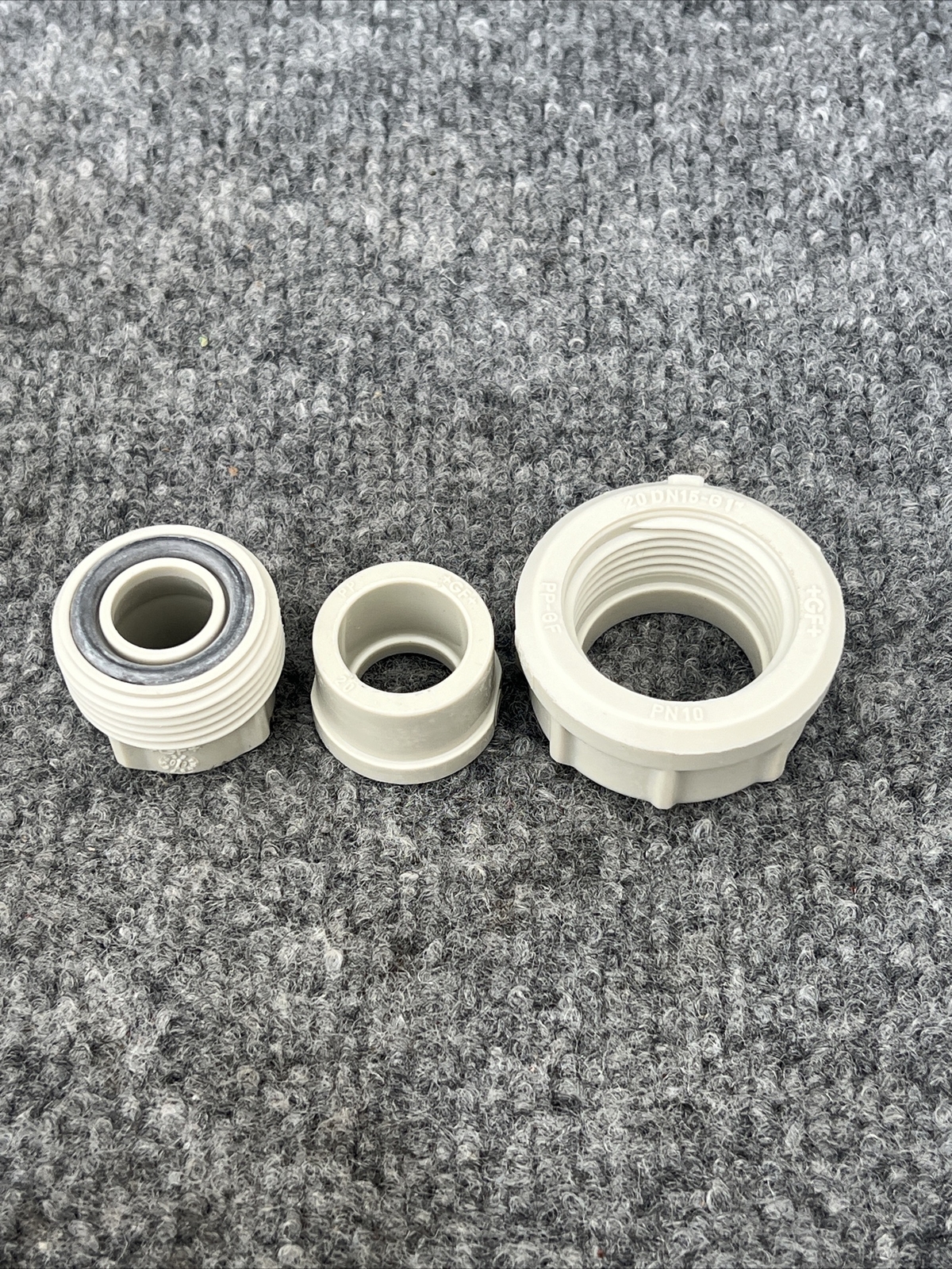 George Fischer 727.520.156 1/2″ PP Viton FPM Pipe Union Socket-Fusion 20MM New