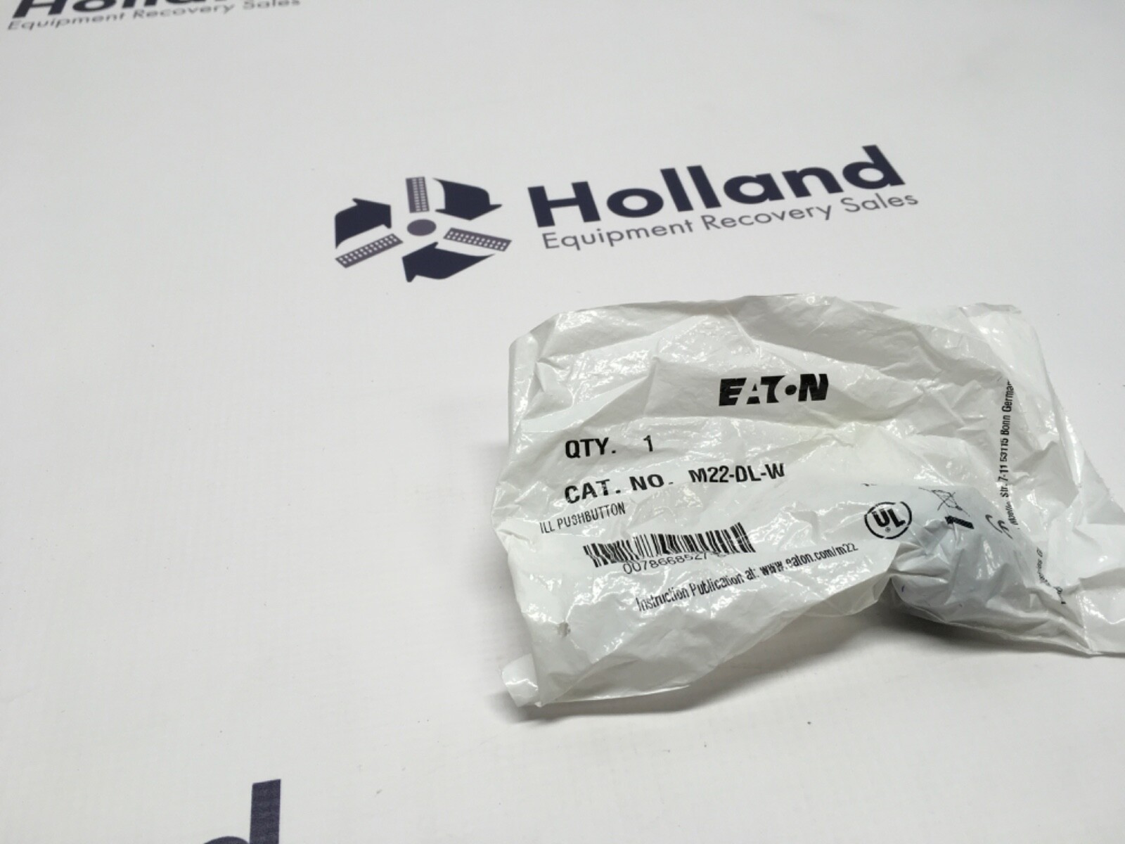Eaton ILL Pushbutton, M22-DL-W, LG-1100