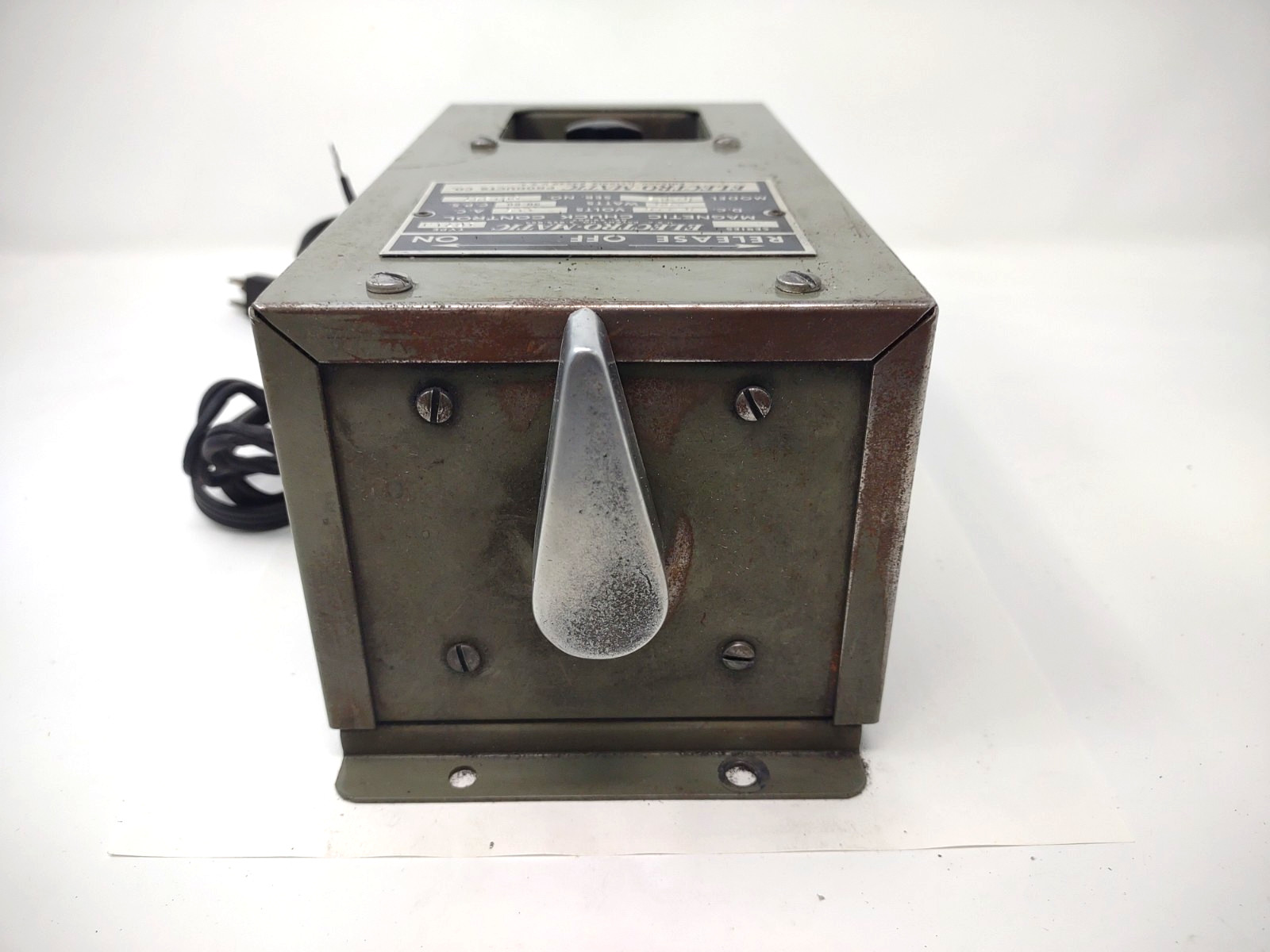 ELECTRO-MATIC D1VRS MAGNETIC CHUCK CONTROL 115V