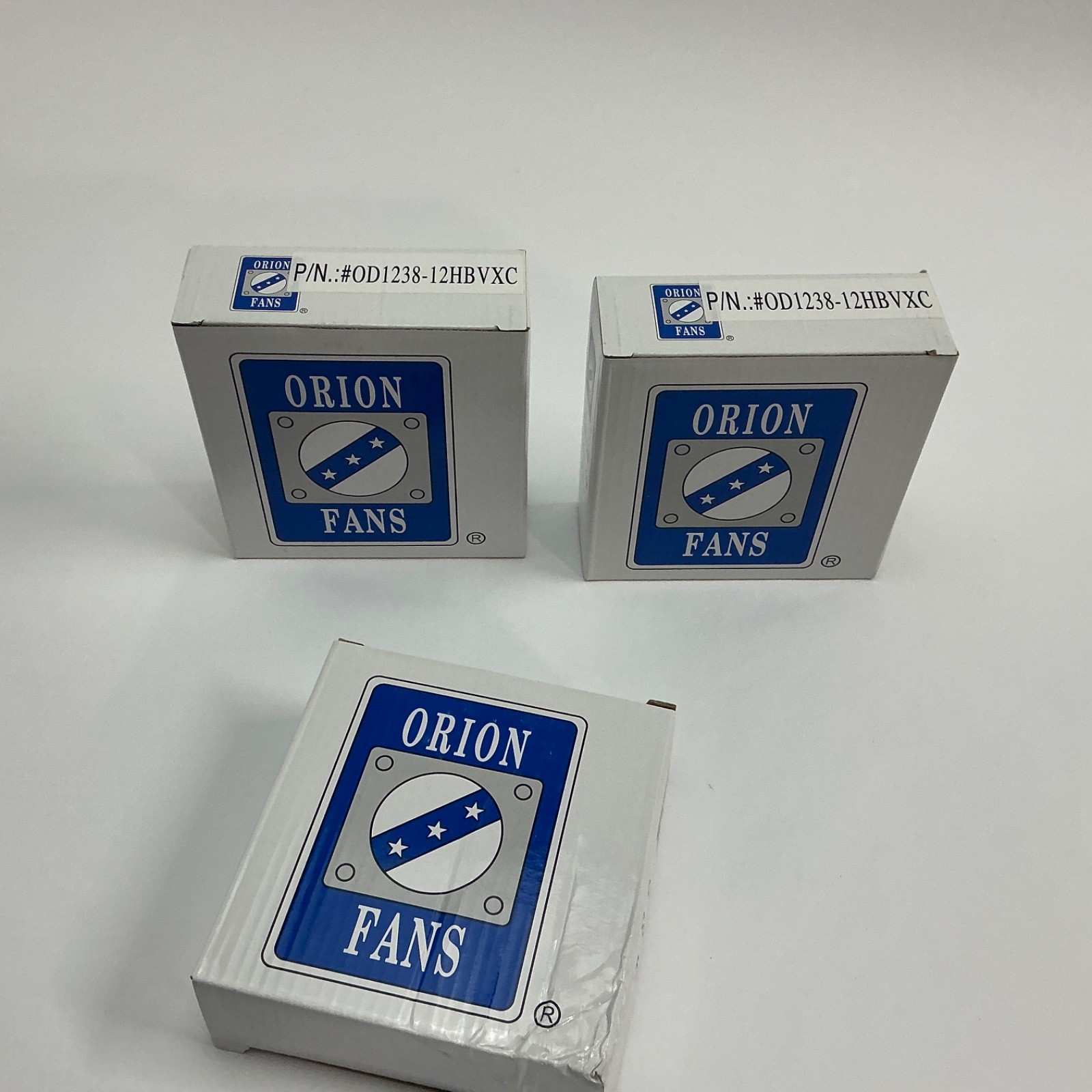 3 qty Orion Fans OD1238-12HBVXC FAN DC 120X38 12V 226cfm