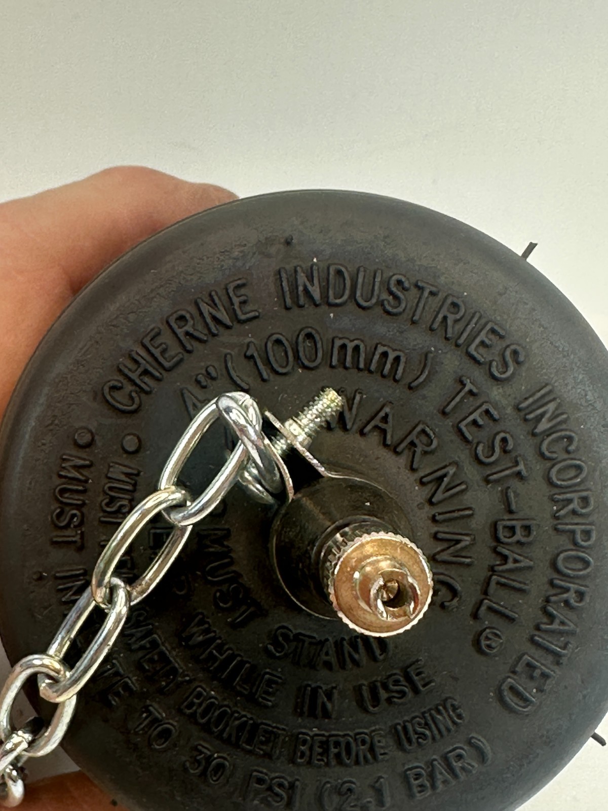 Cherne Industries 270-040 4″ (100mm) Test Ball Black – New Fast Ship