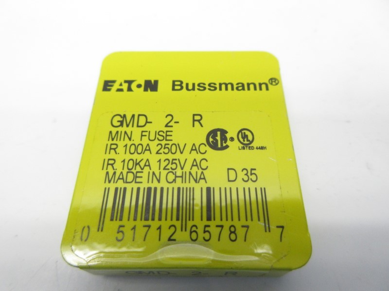 BUSSMANN GMD-2-R 250VAC 2A (PKG OF 5) NSMP